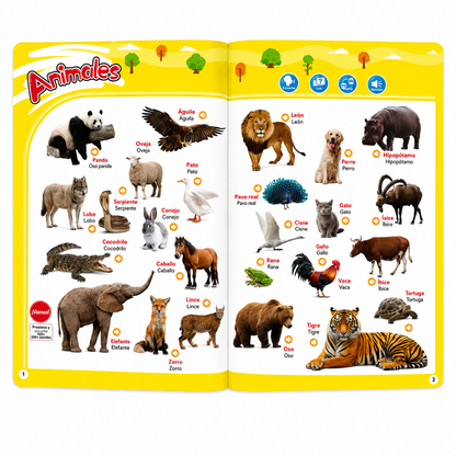 Libro Interactivo Bilingüe Español-Inglés