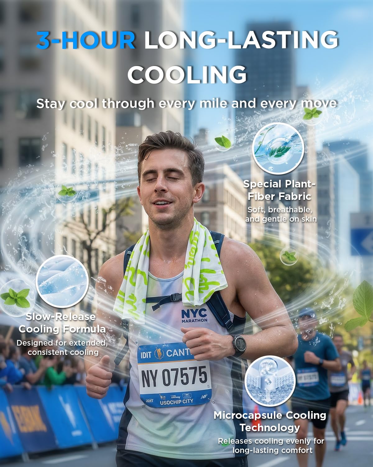 Instant Cooling Towel for Hot Weather & Sports